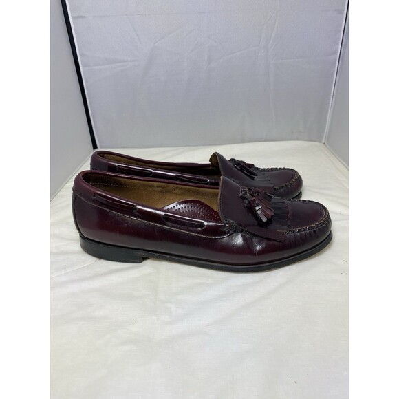 G.H. Bass & Co. Weejuns Layton Tassel Loafers in Burgundy Mens Size 11.5 D - Picture 2 of 12
